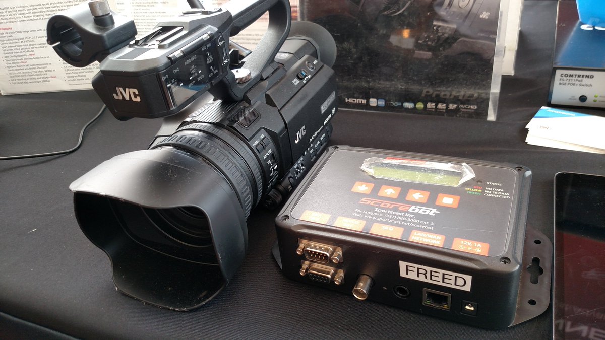 rdtmdus's tweet photo. Thanks to JVCKenwood for exhibiting and supporting the @alliancecm #ACMBmore. We are going all in for sports and excited to have just purchased GY-HM250SP as field units https://t.co/yzeRETEIy2 https://t.co/I1MzP89Eer