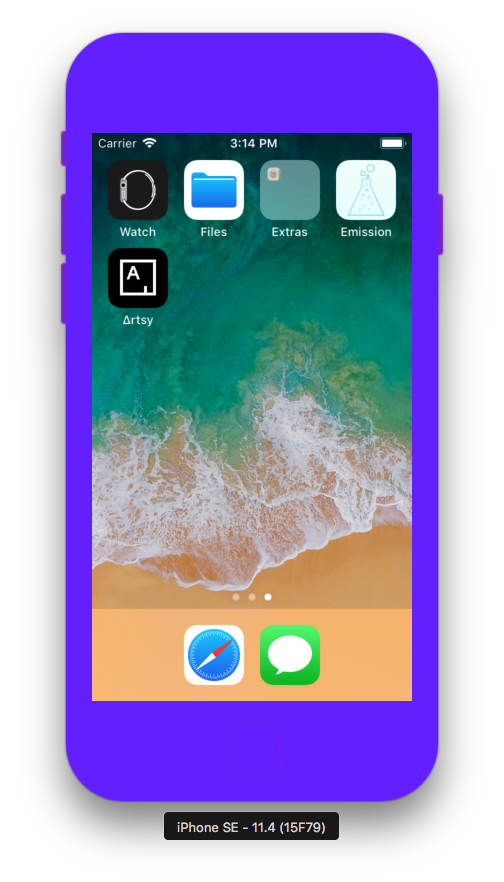 So if you `sudo mkdir /AppleInternal` on your Mac, you get a bunch of debug stuff that’s normally used by engineers at Apple. I never noticed before, but that includes an extra iOS simulator menu, including your choice of simulator colours!
