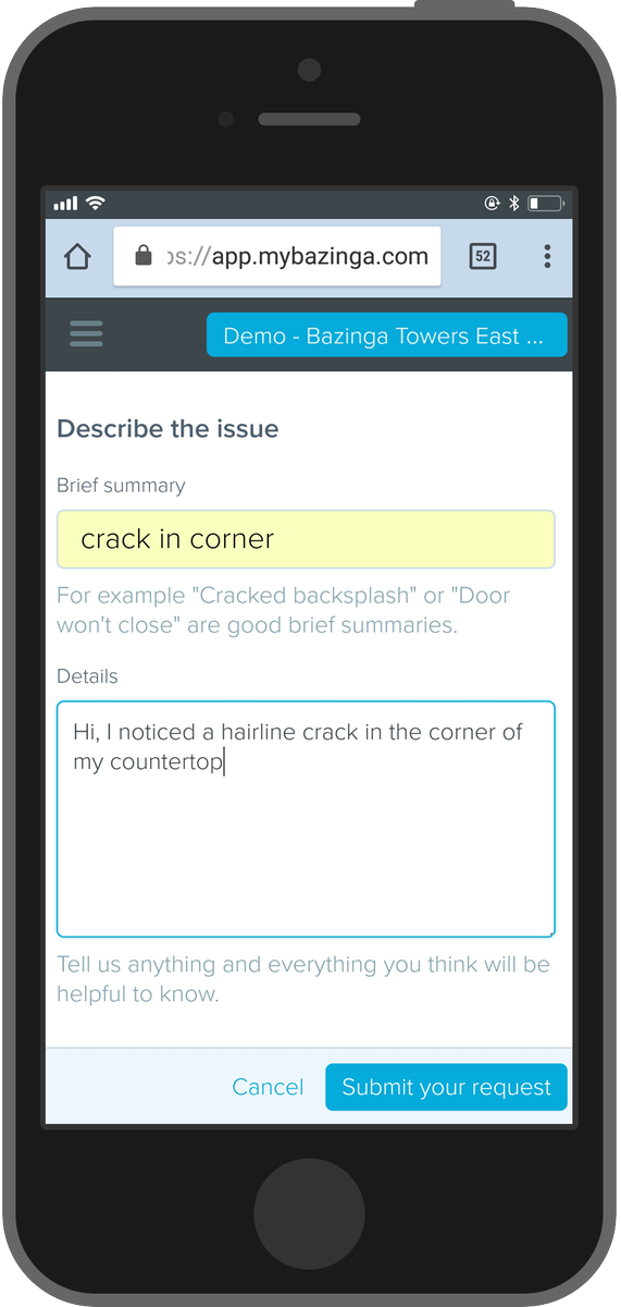 When an owner receives the keys to their condo, their home warranty period begins. Our new Post Occupancy product gives condo owners the ability to capture home warranty issues 24-7 &amp; submit them directly to their developer. bazingabuild.com #homeinspection #homewarranty