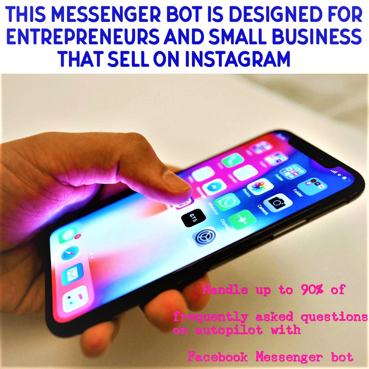 ChatBottle's tweet photo. 🌍📷 @Instagram @FAQ bot for @Messenger 📷🌍
.
.
.
✅ Preview and buy 👉 https://t.co/buSb5SZCyV 👈
-
✅ Your personal support center on Messenger 
-
#botmakers_template #botmakers_news #chatbot #manychat #lead_generation #sales #shopping #faq #e_commerce #Twittercull #Tweet https://t.co/DVH8NZRmgV