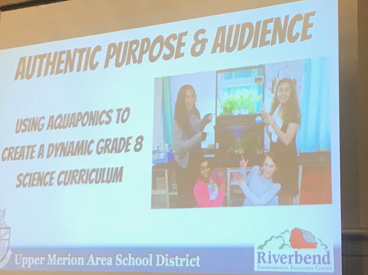 riverbendenviro's tweet photo. Sharing our successful partnership w/ ⁦@UpperMerionSD ⁦@emccooldelong⁩ ⁦⁦@lbachman1⁩  #NSTA #STEM #naturebasedstem https://t.co/QiEj8xlrWN