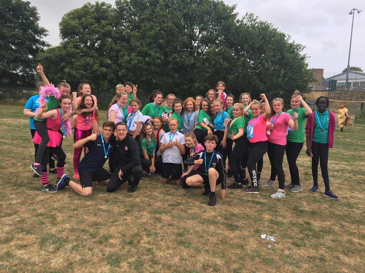 GreenfieldPE's tweet photo. #RaceforLife #TeamGreeny https://t.co/chuRpnLFuh