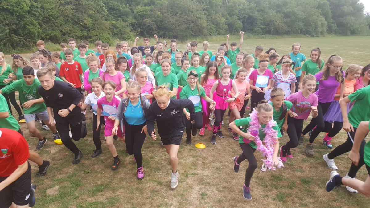 GreenfieldPE's tweet photo. #RaceforLife #TeamGreeny https://t.co/chuRpnLFuh