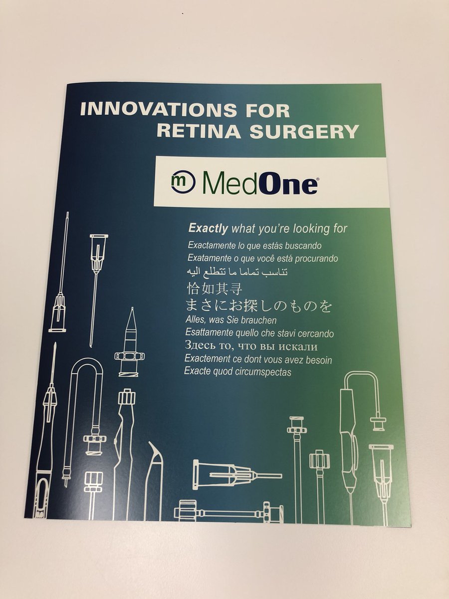 MedOneSurgical's tweet photo. Hot off the presses. Our new brochure! Full of new products and a new look. Check it out at #ASRS2018 in Vancouver and on our web site soon. https://t.co/9oXh4LPtRY