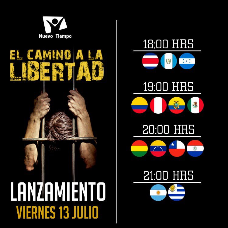 No olvides que hoy es el gran estreno de la película 'Camino a la libertad' #OfrendaAnualNT #ANoP