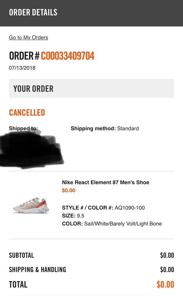 DenRuffneck's tweet photo. @SOLELINKS Great job done @NikeLab @Nike @nikestore @NikeNYC !!! Continue that way! Keep on canceling orders for real people and selling your items to bots!! 
JUST DO IT! https://t.co/2WIUDui04e