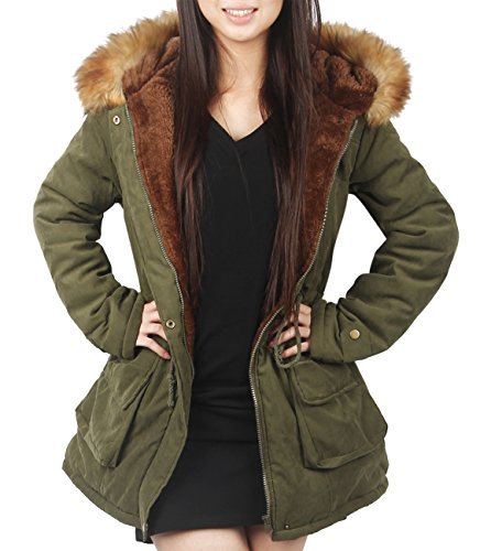 BestReviewsTips's tweet image. 4HOW Womens Parka Jacket Hooded Winter Coats Faux Fur Outdoor Coat Army Green Black on Play Market play.google.com/store/apps/det…  #4HOW #Fur