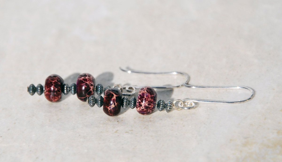 KarmaKittyJewel's tweet photo. #OOAK #boho #jasper #imperial #under30 #etsymnt #etsysocial #etsymntt #etsyearrings #forher #bali https://t.co/pM7AfPnckT https://t.co/kTeGzSmKfi
