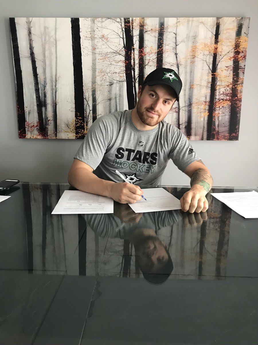 Very grateful to the <a href="/DallasStars/">Dallas Stars</a> for this opportunity, excited to get started!