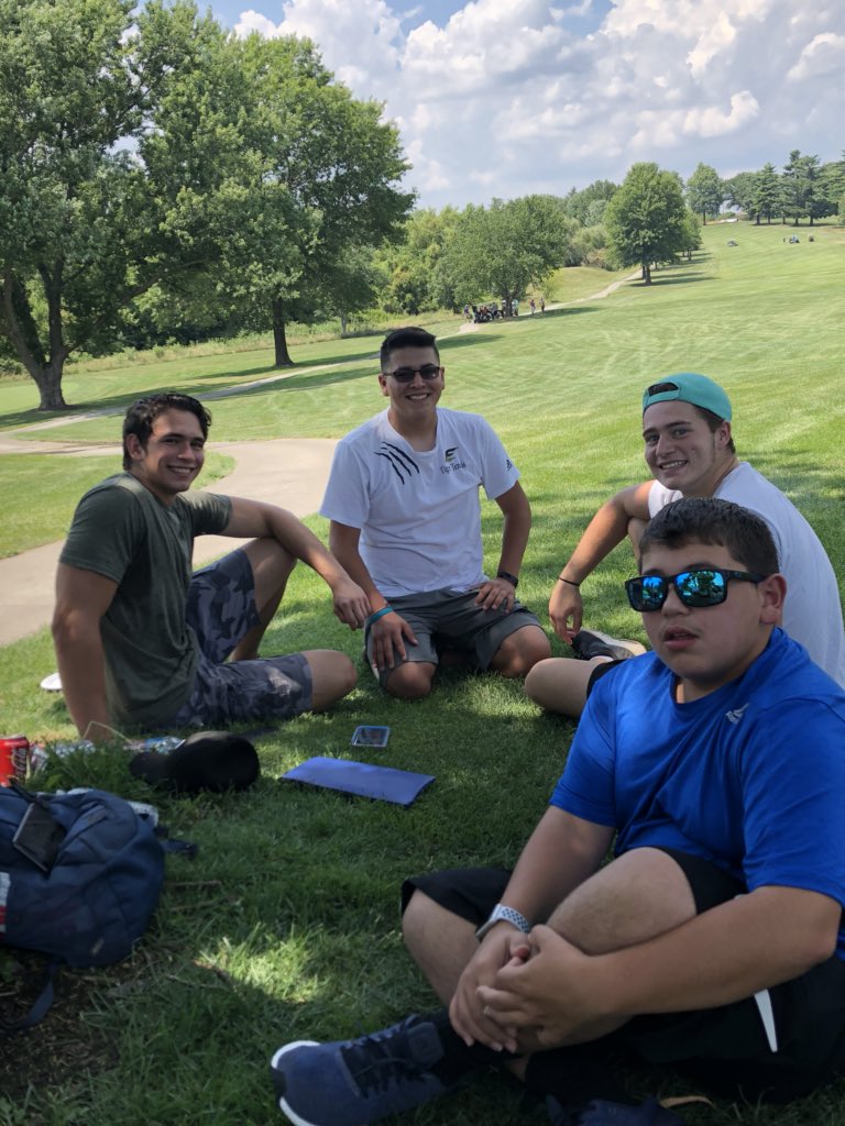estigertennis's tweet photo. Thanks to the boys tennis team for braving the heat at the Gregg Williams golf tournament https://t.co/2LMOerZ4eB