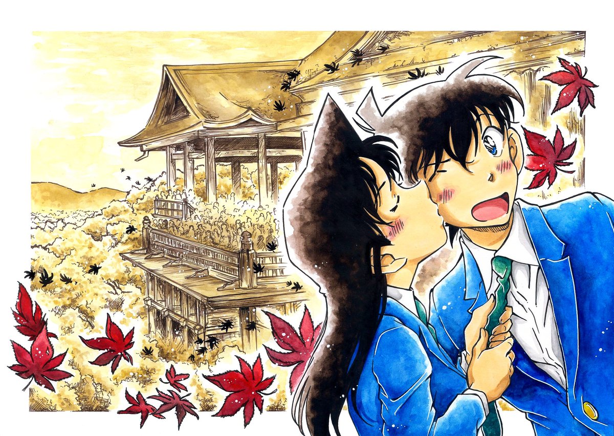 CherellaDeVil's tweet photo. #DetectiveConan #名探偵コナン #shinran #kiss https://t.co/g8YUmmuY8S