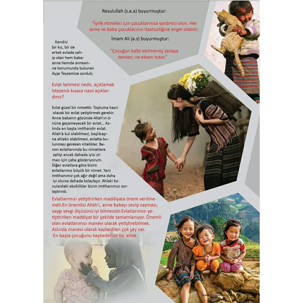 Semanur Dağlı kardeşimizden 'evlat' sizin için  ne demek adlı röportajı.....