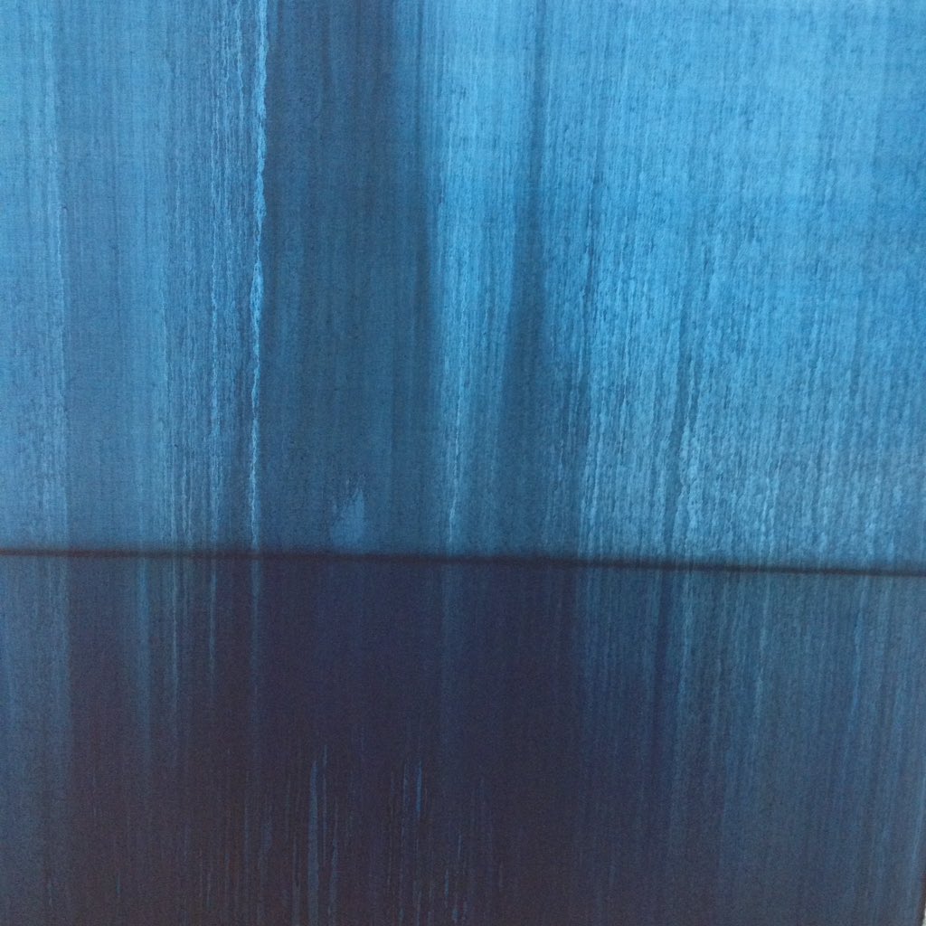 CSNorthumbria's tweet photo. Callum Innes @InglebyGallery   Byzantine Blue, Delft Blue, Paris Blue https://t.co/U5RK7Guo2h