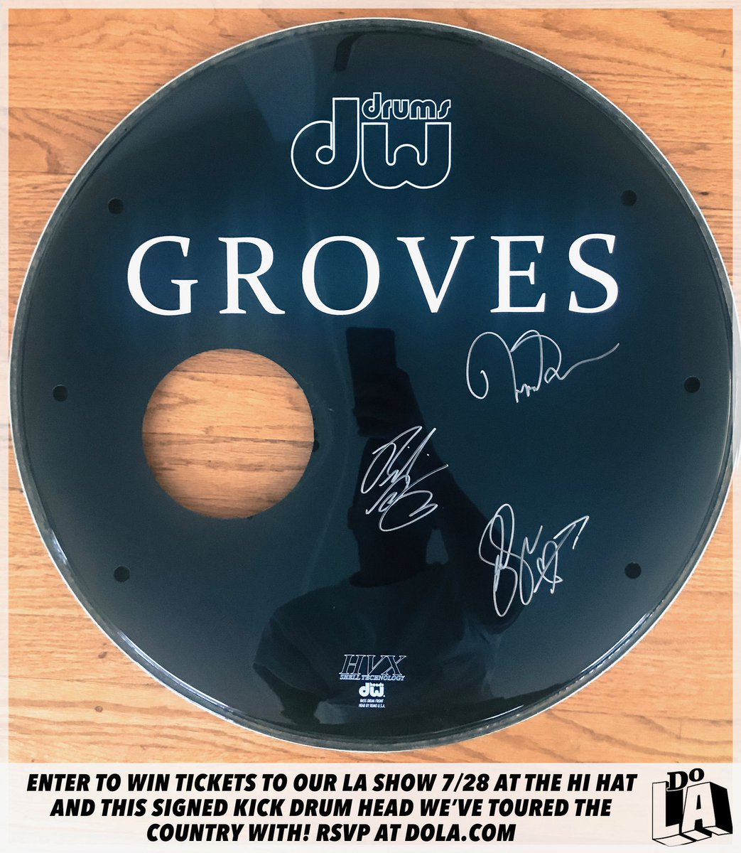 Win tickets to our show 7/28 at <a href="/theHiHatLA/">The Hi Hat</a> &amp; this kick drum head over at <a href="/DoLA/">DoLA</a>! ⚡️

Enter: dola.com/events/2018/7/…