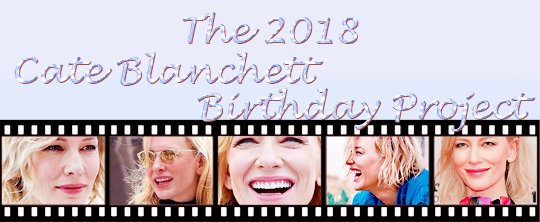 Catelandishere's tweet photo. I am soooooo happy to announce. Cate Blanchett has OFFICIALLY received the Cate Blanchett Birthday Projectt #cbbp18 #cbbp
The file has been recived with thanks!
Thank you for taking part!
Looking forward to see you next year #THEBIG50 https://t.co/1uyo47aMvg