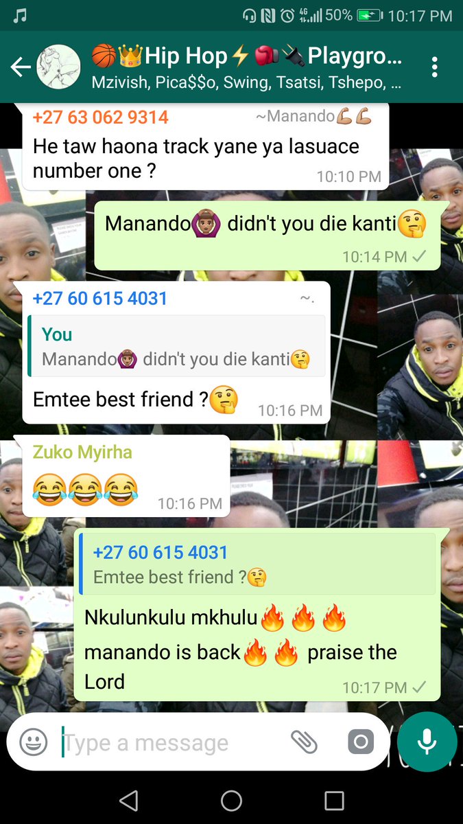 StifflerVuyo's tweet photo. @EmteeSA manando is back 😎😎 #EmteeChallenge https://t.co/fJbBkKIUtE