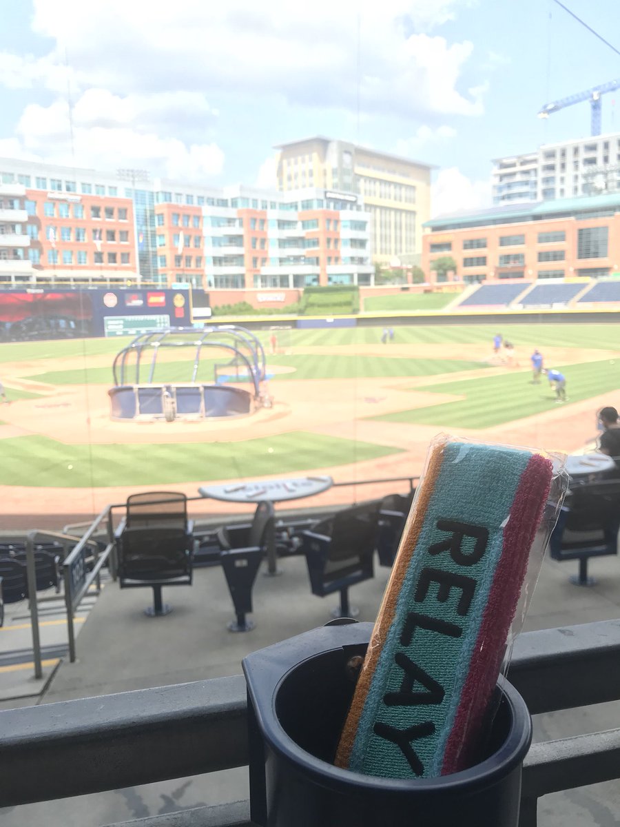 relay_go's tweet photo. Getting ready for tonight’s Guinness World Record Attempt of most people wearing headbands at one time, here with the @DurhamBulls!
Will we see you here tonight to help us break the record?
#RelayByRepublic #DurhamBulls #StrangerThingsNight https://t.co/fhZSuaVaZq