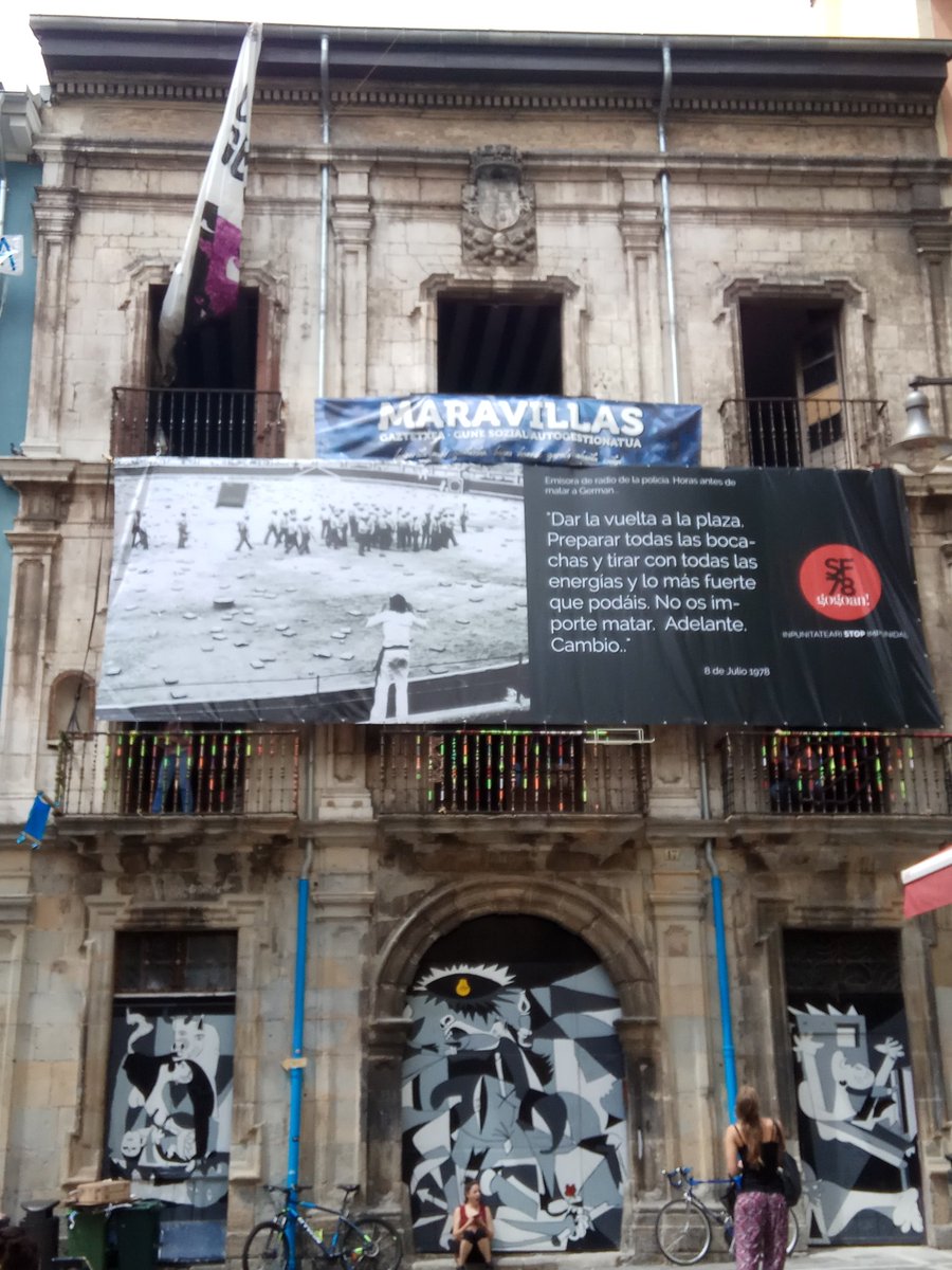 maravillasGTX's tweet photo. Zuen errepresioak ez gaitu ixilduko! Estatu espainola estatu HILTZAILEA!

SF78 GOGOAN! ✊ https://t.co/nAFF7Jxw9a