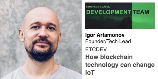 BlockChainCnf's tweet photo. Donโt miss @eth_classic Core Developer & Founder/Tech Lead of @etcdev @splix talking on How #blockchain technology can change #IoT SIGN UP at https://t.co/qI3jdGSPtI Atlanta USA Sept 5-7
#blockchaintechnology
#EtheriumBlockchain
#decentralizednetworks https://t.co/SB7qU4hCQh