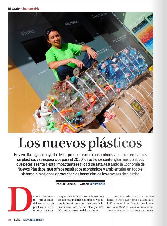 eliravelouy's tweet photo. Salió una nueva edición de Revista Sala en la que hablamos del gran problema del PLÁSTICO ➡ https://t.co/Woc3EhLvPb 📝🌀🌎 Tomás García de @TriCiclosB nos contó acerca de #NewPlasticsEconomy ambiciosa iniciativa de @ellenmacarthur y @WEF_ES #PlasticoCircular #EconomiaCircular https://t.co/FxRZldliRb