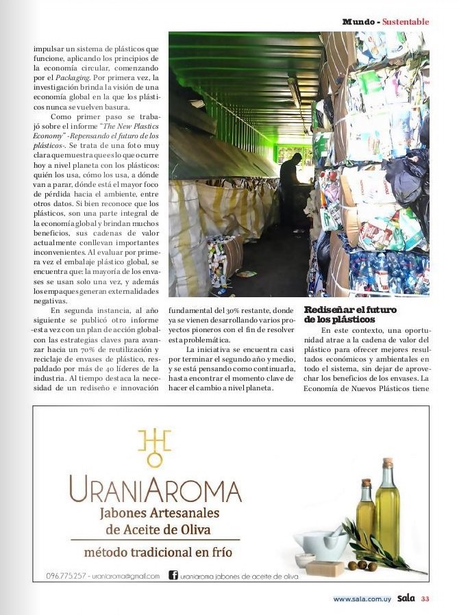 eliravelouy's tweet photo. Salió una nueva edición de Revista Sala en la que hablamos del gran problema del PLÁSTICO ➡ https://t.co/Woc3EhLvPb 📝🌀🌎 Tomás García de @TriCiclosB nos contó acerca de #NewPlasticsEconomy ambiciosa iniciativa de @ellenmacarthur y @WEF_ES #PlasticoCircular #EconomiaCircular https://t.co/FxRZldliRb