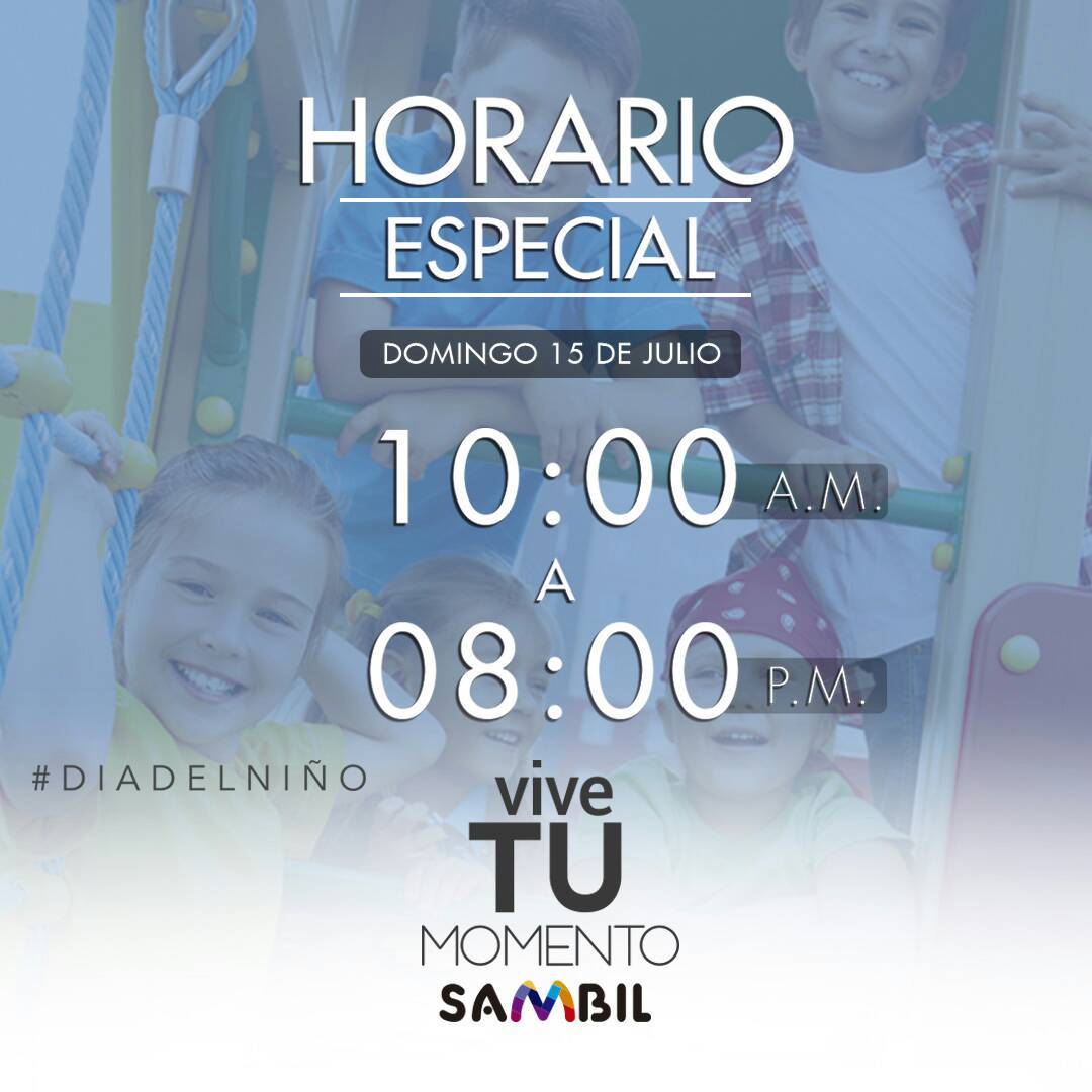 tusambilsc_'s tweet image. #SambilInforma Este domingo 15 de julio estaremos abiertos en HORARIO ESPECIAL de 10:00 am a 08:00 pm, para que vengas y disfrutes junto a los más pequeños de la casa ... Además podrás vivir toda la emoción de la final del Mundial de Fútbol Rusia 2018 en nuestra Súper Feria