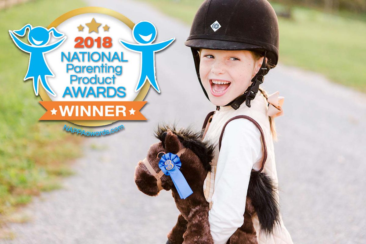We are so honored to accept the National Parenting Product Awards for 2018! We are so happy that they love our horses as much as we do.  

We thank you so much for all your support and look forward to serving you all in the years to come!

#NAPPA #NAPPAAwards #NAPPAWinner
