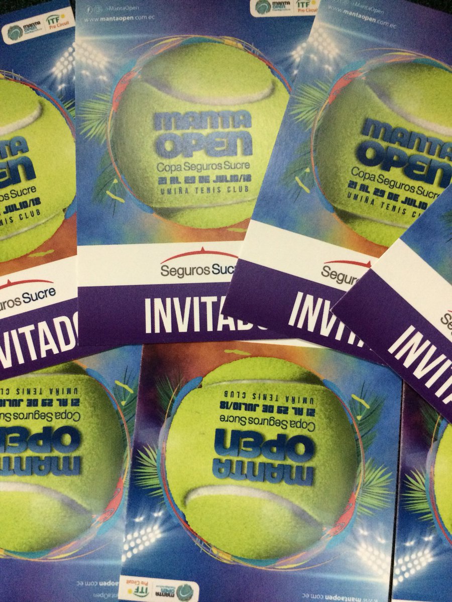 Mabesa_24's tweet photo. Regresa el #MantaOpen 🎾 después de 4años. Manta ciudad de grandes eventos deportivos #MantaEsTodo #Manta 🎾😍🎾😍 https://t.co/RBx1iee070