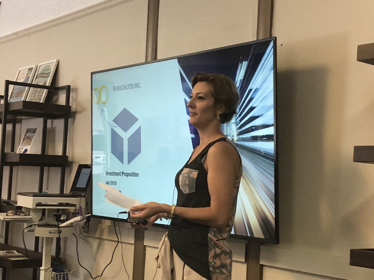 ColoTechAsn's tweet photo. We are watching some great local tech companies pitching in Cañon City at @FEDCTechSTART this afternoon including @Parachute8Data, Geducate and Click &amp; Mortar. https://t.co/YLfaJsOGTu