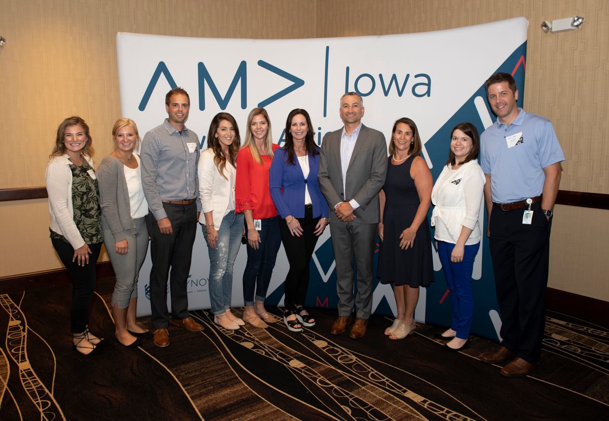 OBI_Creative's tweet photo. A big thanks to @amaiowa for having our founder/CEO, @maob444 and our client @ChadZenner of @GuideOne to talk the Art & Science of #Rebranding at your July Luncheon yesterday! #MakePositiveChangePossible (Photos by @Photoizy.) https://t.co/5fBoqRWx6d