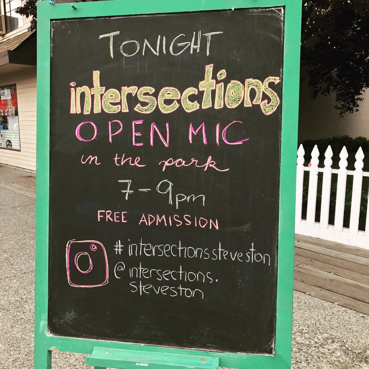 Open Mic tonight from 7-9 pm at Steveston Museum’s Town Square Park. Find us at 3811 Moncton Street. #stevestonmuseum #intersectionssteveston #stevestonvillage