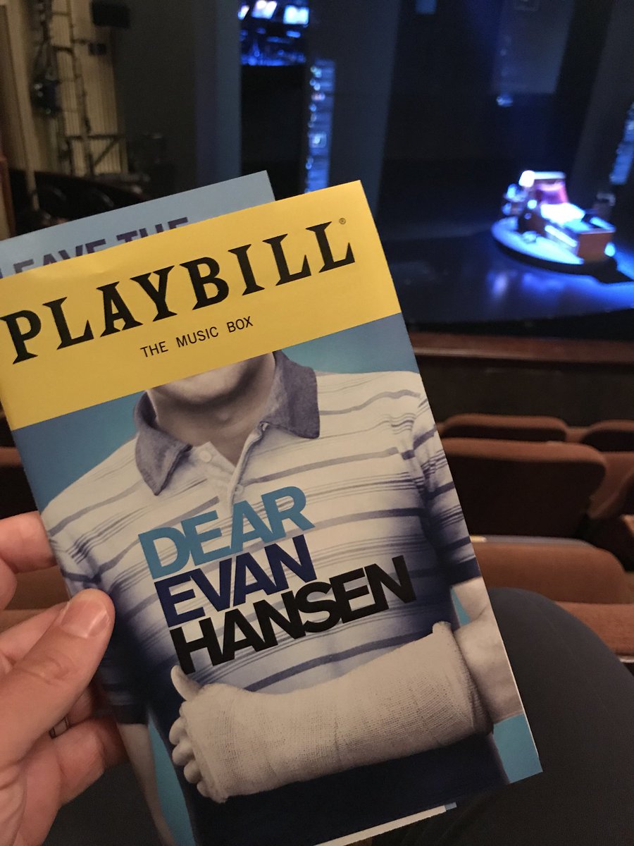 aaronlaxton's tweet image. #taylortrensch as #Evanhansen is everything. #broadway #dearevanhansen #musicbox