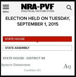 MakeIllinoisPay's tweet photo. Wisconsin Secretary of State #Republican Candidate Spencer Zimmerman was rated highest with the @NRA! Vote for a @TrumpRepublican August 14th, @Vote4Zimmerman! https://t.co/WpRiNobuSh