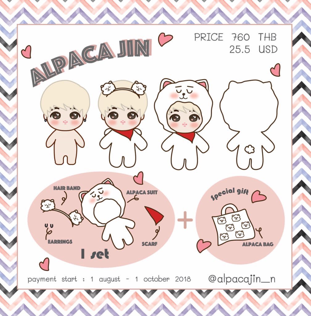 [PH🇵🇭 GO | Pls RT]

✨ALPACA JIN
by <a href="/alpacajin_n/">알파카진</a> 

🏷P1,470.00/set
*plus GO fees

📆Sept30

📝*Details/Form: goo.gl/5CRs11