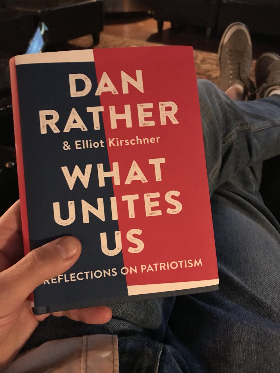 L3gacy56's tweet photo. @DanRather Just finished your book.  Very thought provoking, and full of promise.  I am loaning it to my friend to read, as I believe it should be shared.  I wish you and Jean well.  Steady! https://t.co/5ziwR86kup