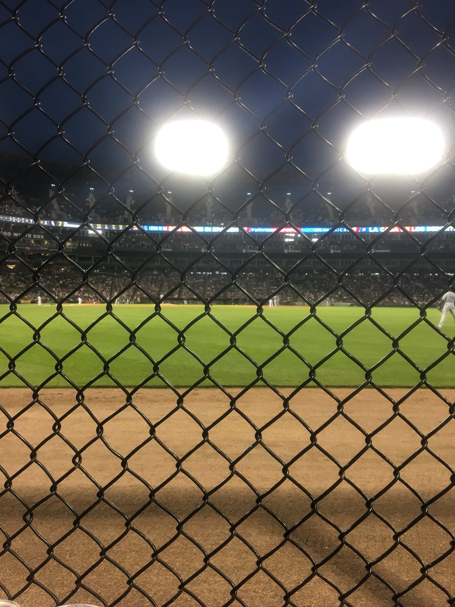 kelllinke's tweet photo. Craft Kave view @whitesox game on Friday the 13th👻👻!!! Hi @StantenJones https://t.co/6vOOsDYxqy