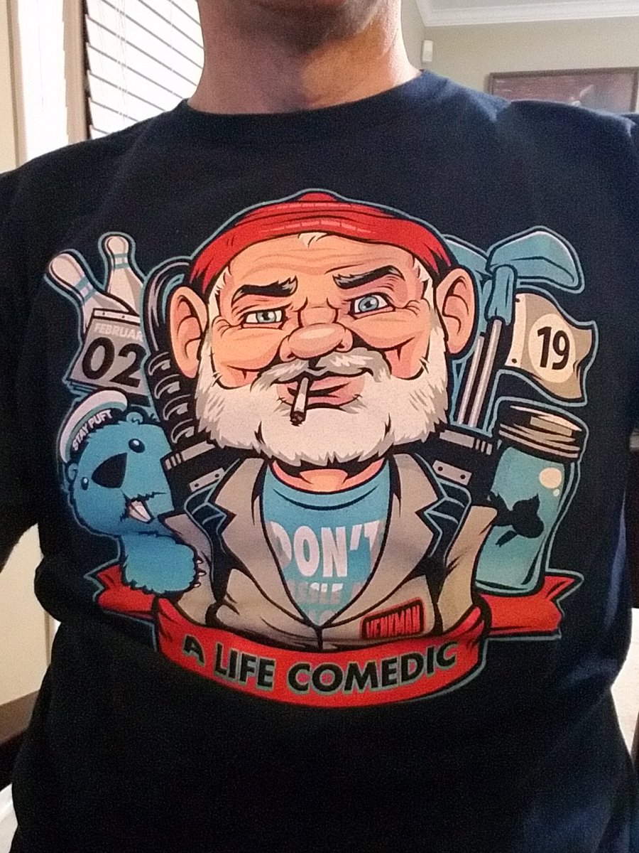 WerewolfMike's tweet image. It's a bootleg Bill Murray / Steve Zissou shirt kind of weekend.