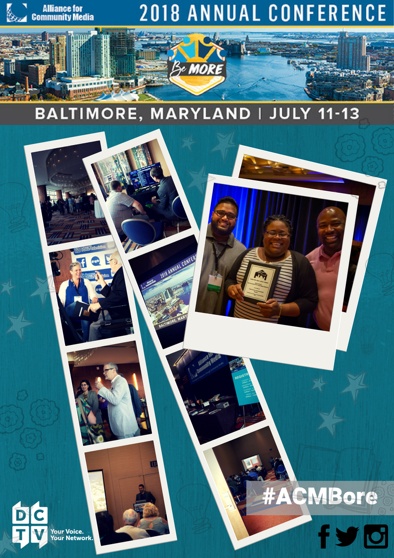 YourDCTV's tweet photo. What a great national #conference on #CommunityMedia! #ACMBmore @alliancecm #HometownMediaAwards #communitymade @mikewassenaar https://t.co/VeOOklPFwQ
