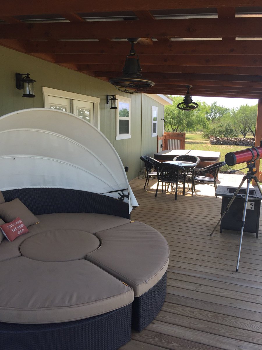 coysevier's tweet photo. Our back porch for the weekend- love from the Hill Country. https://t.co/BnDiwO1SiM