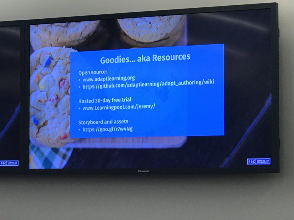PeLearn's tweet image. Got some great goodies aka resources from @Jeremy_Learns session on using #AdaptLearning. Pretty useful stuff to get me started #cdnelearning @cdnelearning