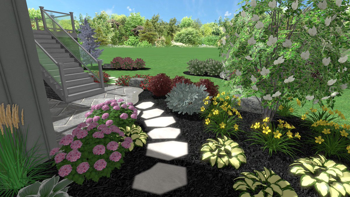 Hot off the press; our designer, Jeff, finished up some renderings for a client this week. What do you think?

#landscapedesign #backyardreno #gardenlove