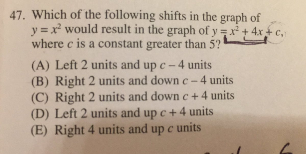 RichardsonMath's tweet image. Absolutely love this problem as a higher level transformation question.  #Mtbos #algchat #alg1chat #iteachmath