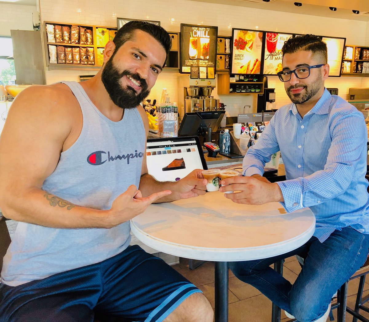 Sauviz's tweet photo. Old friends... new partnerships... cheers to recreating & โcustomizingโ Houstonโs new path.
- -
#staytuned #swaylyfe #shareurmotivation #mens #blogger #lifestyle #business #transformation #fit #custom #fam #goals #growth #abundance #mindset #houston #shoes #bespoke #entrepreneur https://t.co/2rHLbAY9Es