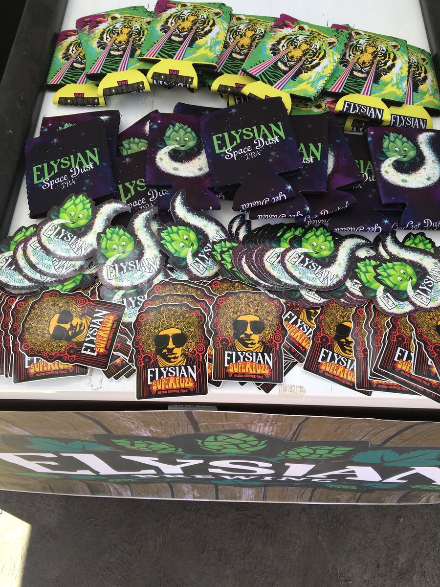 ersreck's tweet photo. Hey @PendletonRUP, @ElysianBrewing is ready for some ice cold beers tomorrow. You? @pendletonfest #beeroclock #dayglowipa #spacedustipa #fuzzduster #superfuzz #partyinpendleton #elysianbrewing https://t.co/aifBBYXMmH