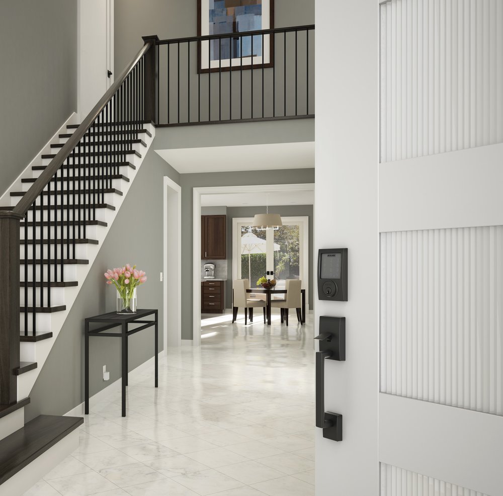 Yonomi's tweet photo. The Schlage Sense™ Smart Deadbolt from @Schlage_Locks is among the best connected locks on the market, and now you can add it to your #Yonomi routines! #PlaysWithYonomi #BringHomeToLife https://t.co/CcaCej0eKE https://t.co/2v51i6Cjf8