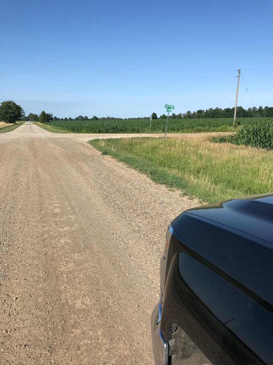 thirlwall's tweet photo. Corn is getting tall at our country corners. Remember to slow down at corners like this. Just because the other direction has a stop sign doesn’t mean they always will stop.  Remember April 6th. #humboltstrong https://t.co/LNYzmhilUu