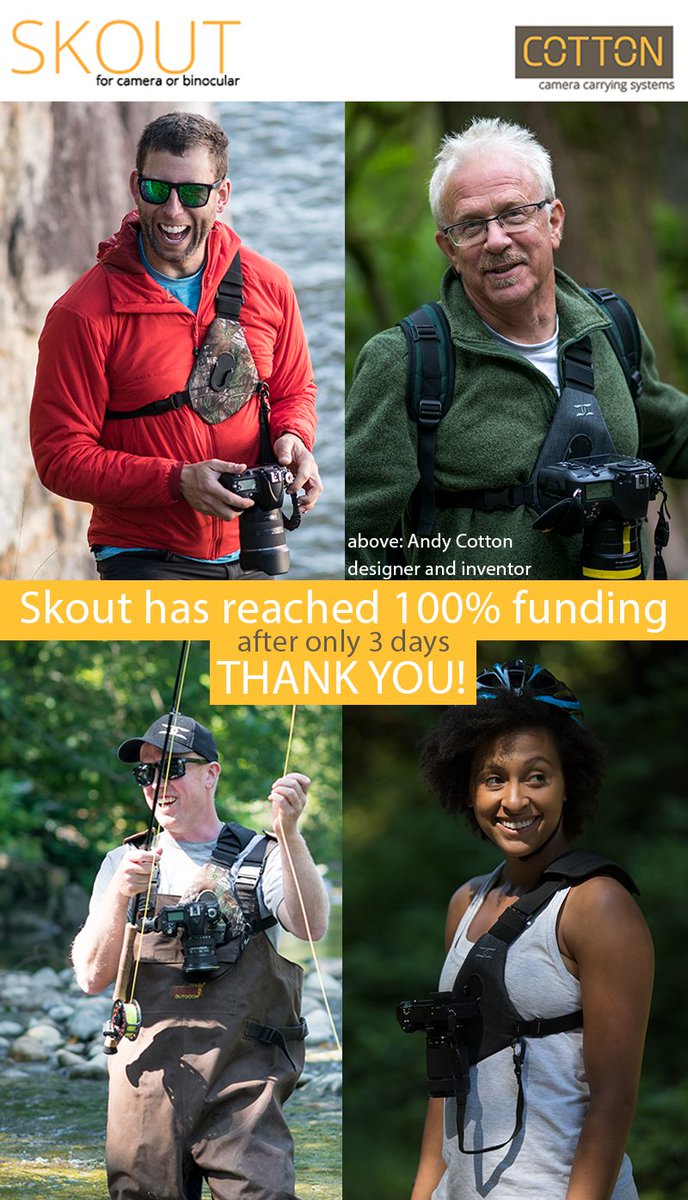 Our latest product, Skout, is now live on Kickstarter! We over 100% funded, click this link to support!  Twittere.fnd.to/skout