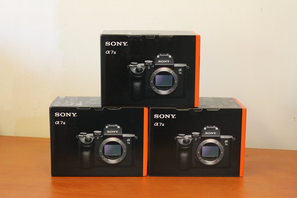 OCcamera's tweet photo. Now in stock at OC Camera !
Sony A7III camera bodies
#occamera #sony https://t.co/x9nA99ahUj
