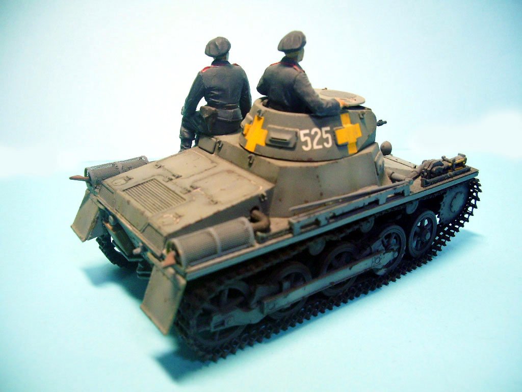 完成品 情景一号戦車のある景色 Amazon | タコム(TAKOM) 1/35 ドイツ 1号戦車 A型 プラモデル