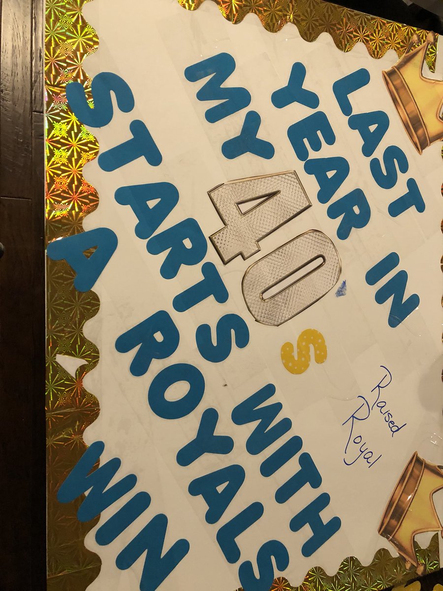 katbenson's tweet photo. @Royals came to Chicago for my bday for a Royals win https://t.co/omurUX7SUH